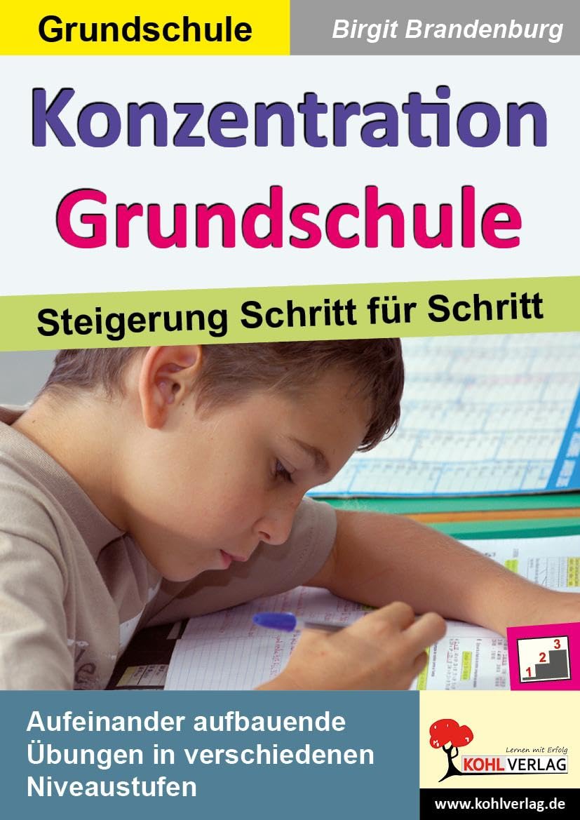 Konzentration Grundschule: Steigerung Schritt für Schritt Professional & Reference Books