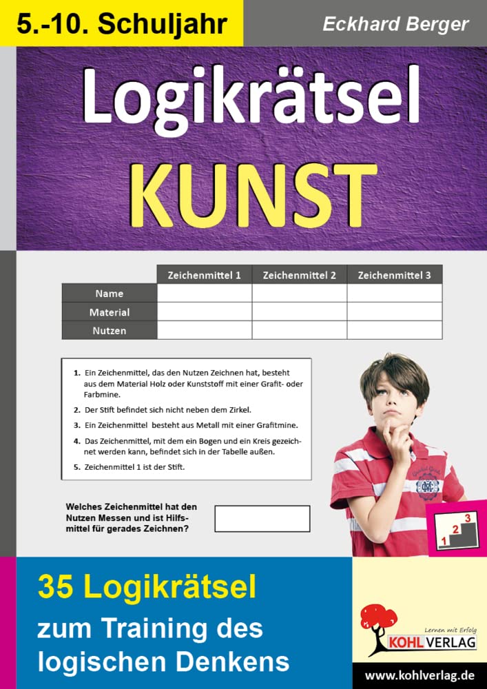 Logikrätsel KUNST: Pfiffige Logicals zum Training des logischen Denkens Philosophy