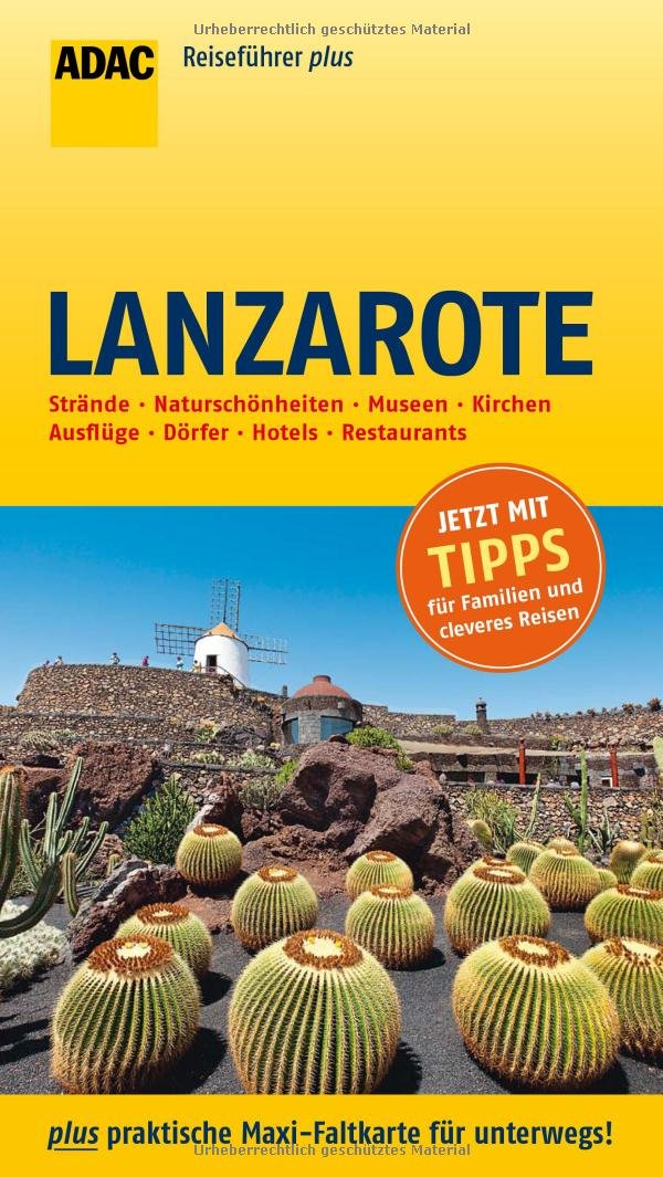 ADAC Reiseführer plus Lanzarote: mit Maxi-Faltkarte zum Herausnehmen Leisure, Home & Garden