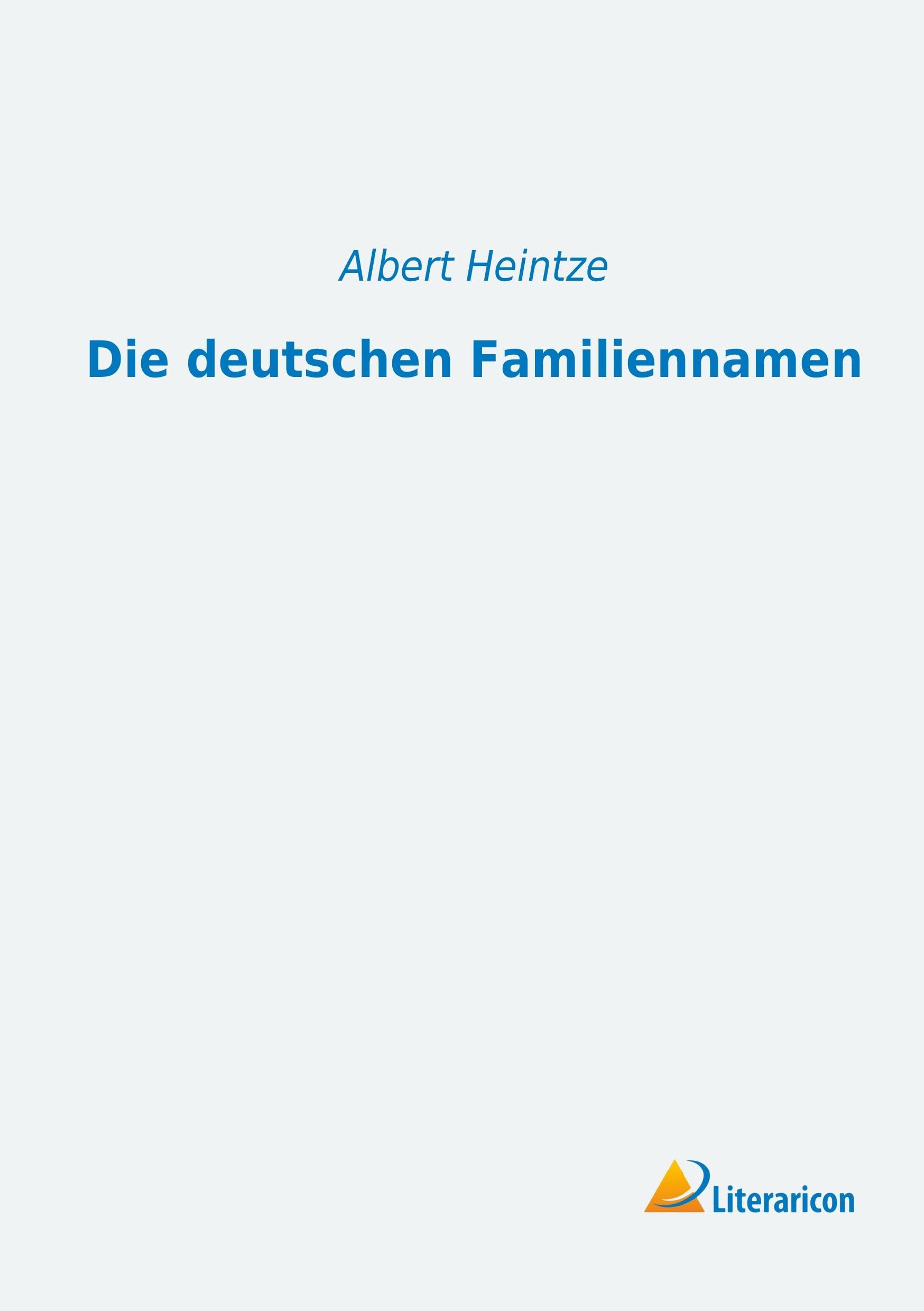Die deutschen Familiennamen Books