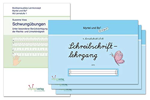 "Myrtel und Bo" - Klasse 1 - Paket: Schreibschriftlehrgang - Heft 1 - 4 - SAS Study Guides