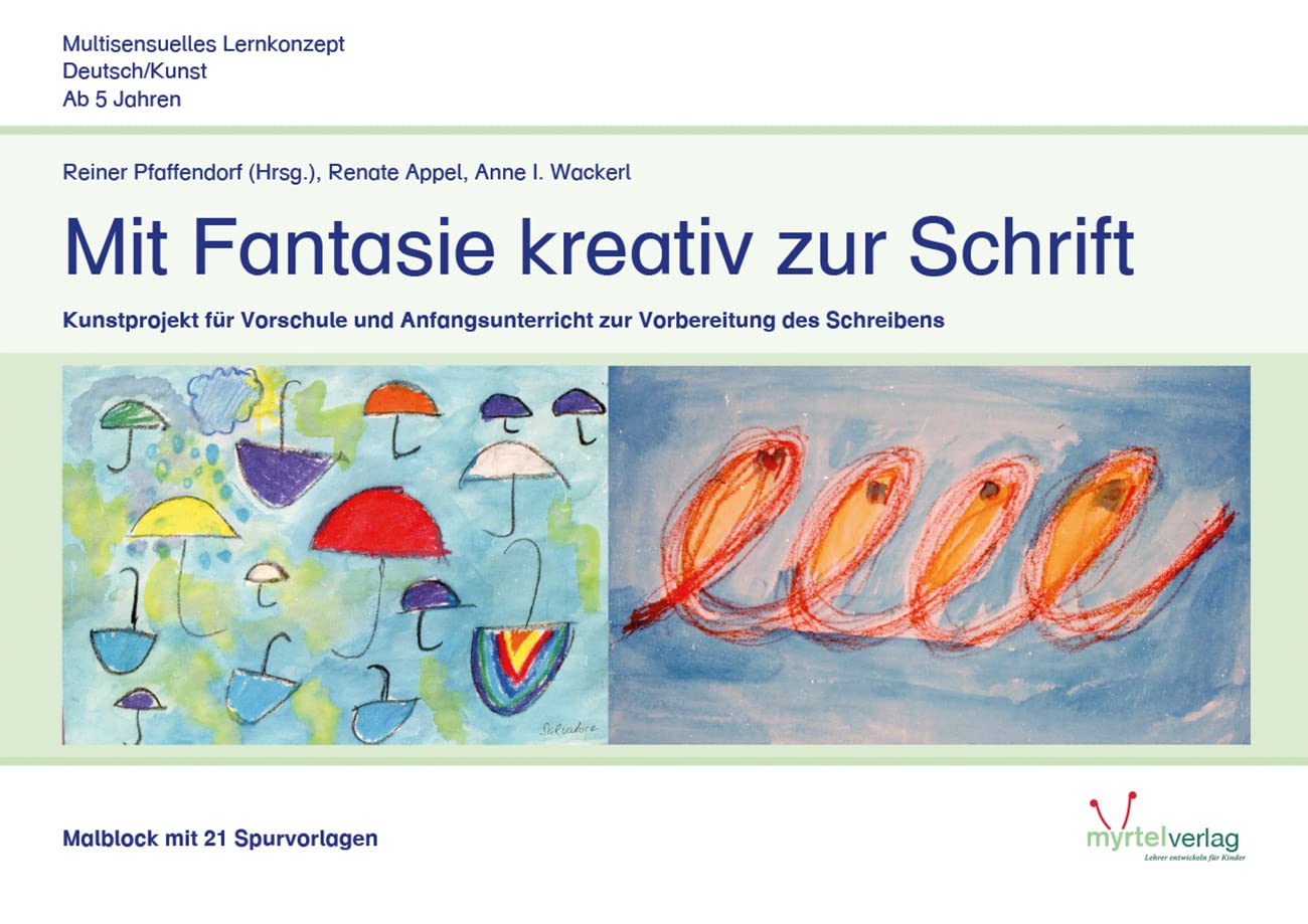 Mit Fantasie kreativ zur Schrift - Malblock book