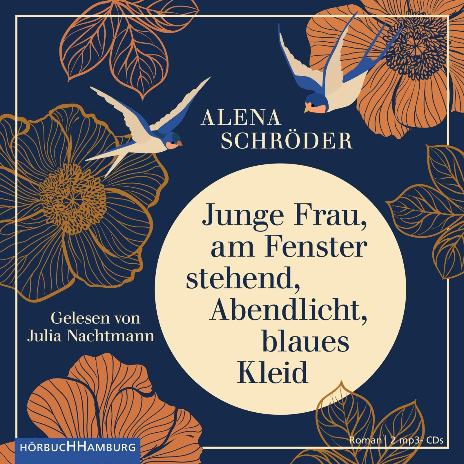 Junge Frau, am Fenster stehend, Abendlicht, blaues Kleid: 2 CDs Contemporary literature