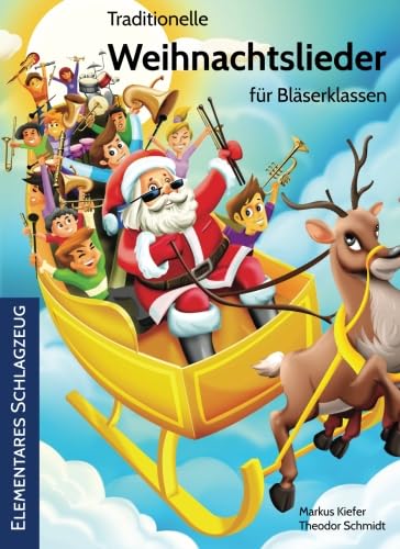 Traditionelle Weihnachtslieder für Bläserklassen: Elementares Schlagzeug Sheet Music