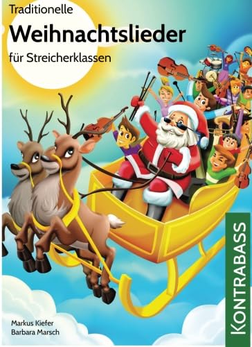 Traditionelle Weihnachtslieder für Streicherklassen: Kontrabass Sheet Music