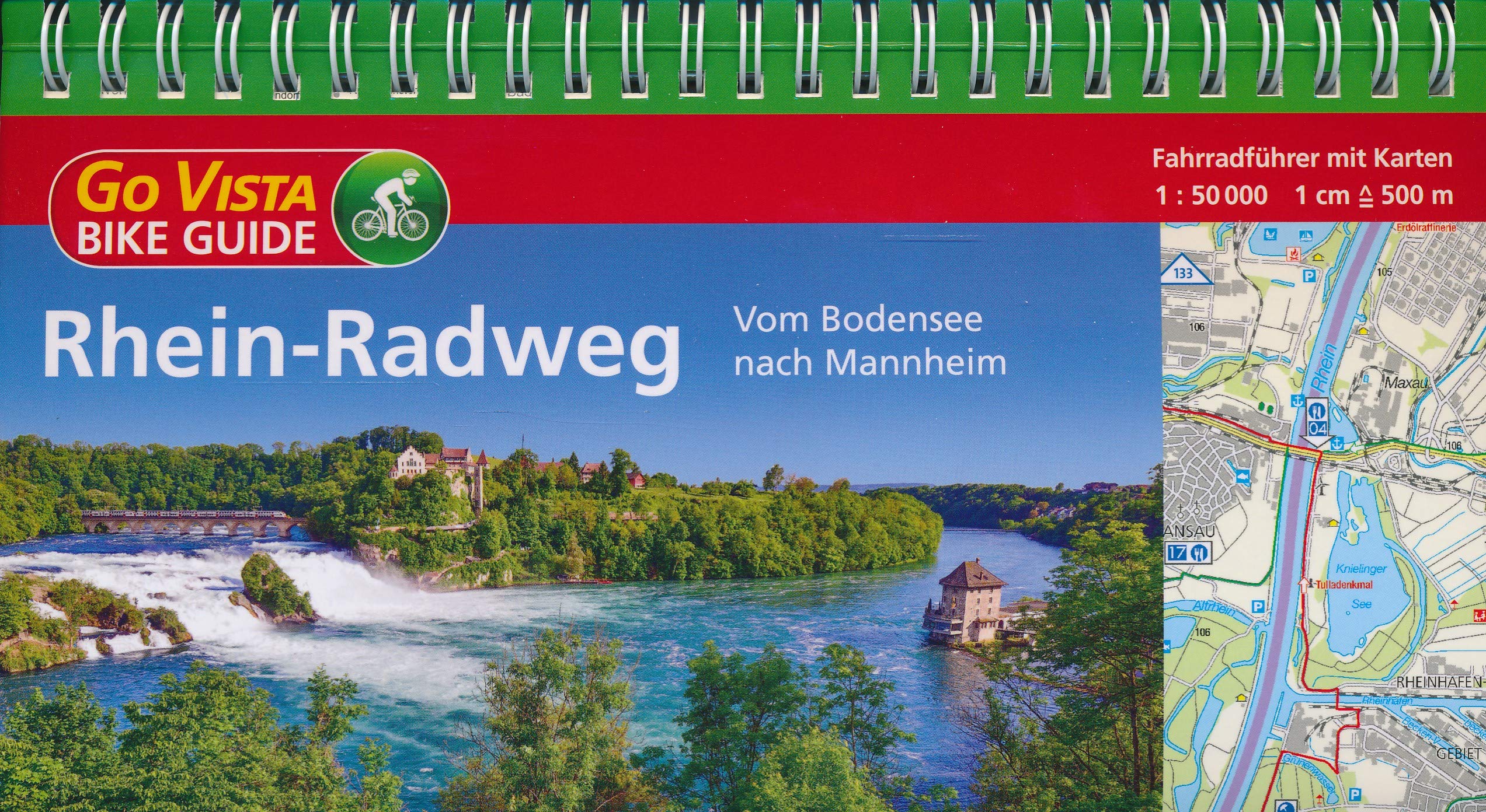 Rhein-Radweg (Vom Bodensee nach Mannheim) - Go Vista - Bike Guide Books