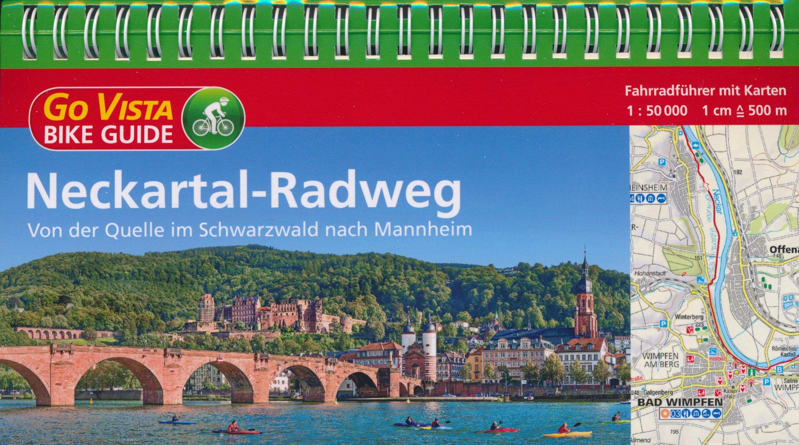 Neckartal-Radweg (Von der Quelle im Schwarzwald nach Mannheim) - Go Vista - Bike Guide Books