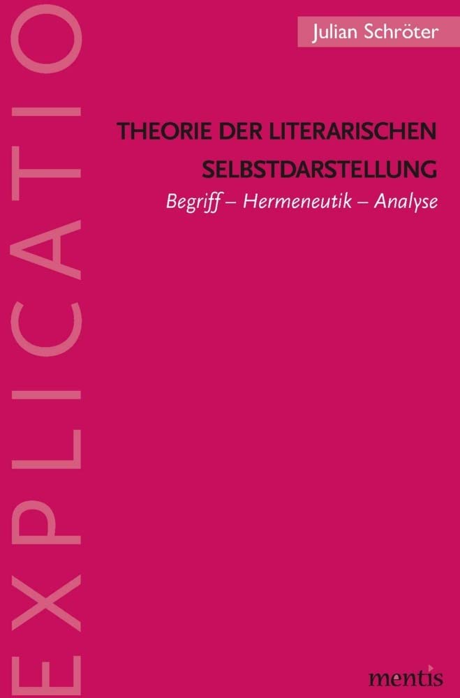 Theorie der literarischen Selbstdarstellung Contemporary literature