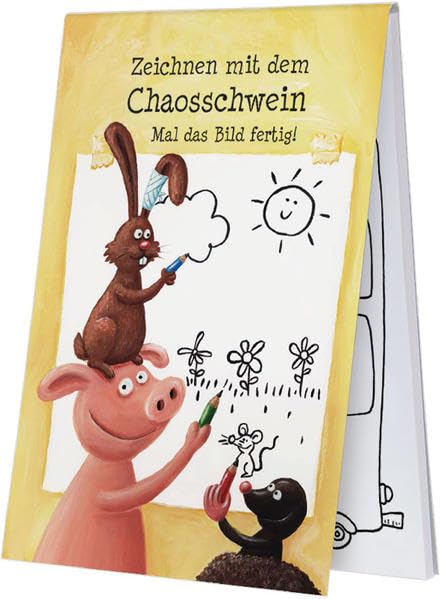 Zeichnen mit dem Chaosschwein: Mal das Bild fertig Parents & Children