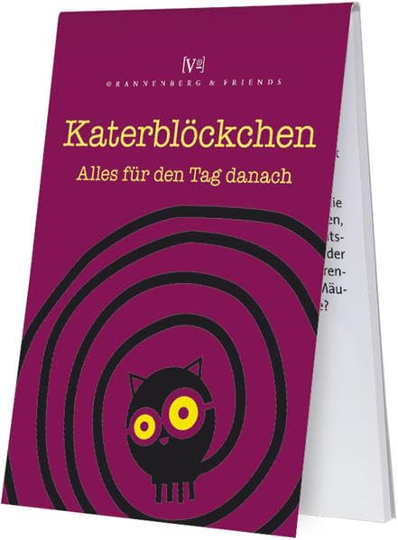 Katerblöckchen: Alles für den Tag danach (Spieleblöckchen) Lifestyle