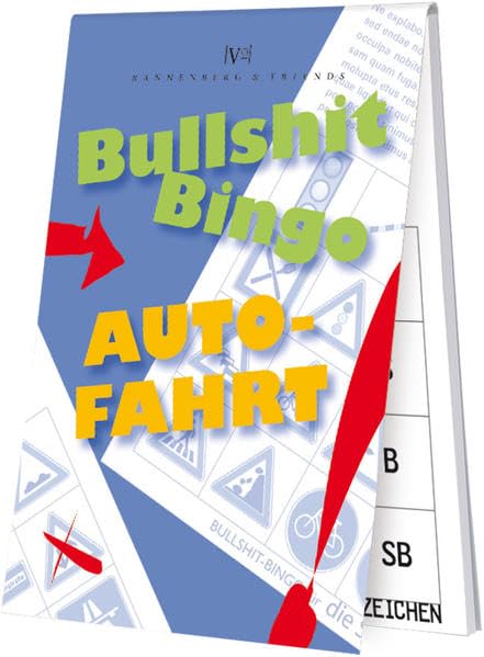 Product Image: Bullshit Bingo Autofahrt (Spieleblöckchen)