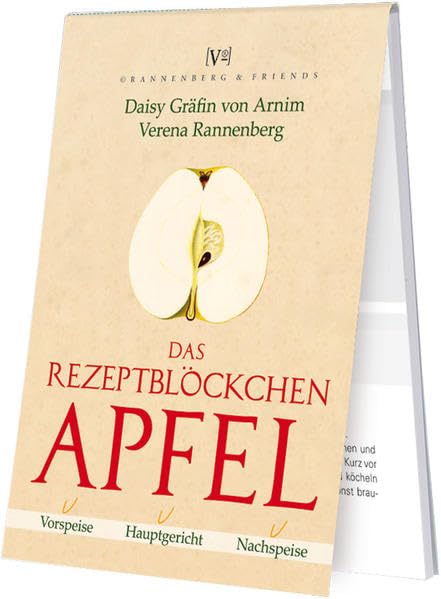 Das Rezeptblöckchen Apfel: Vorspeise Hauptgericht Nachspeise (Spieleblöckchen) Cooking & Enjoying