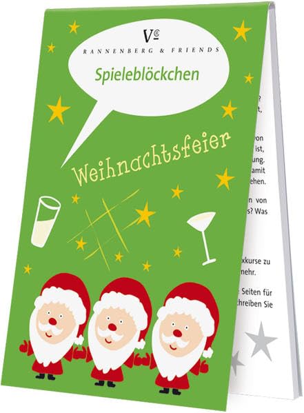 Weihnachtsfeier: Spieleblöckchen Humour & Satire