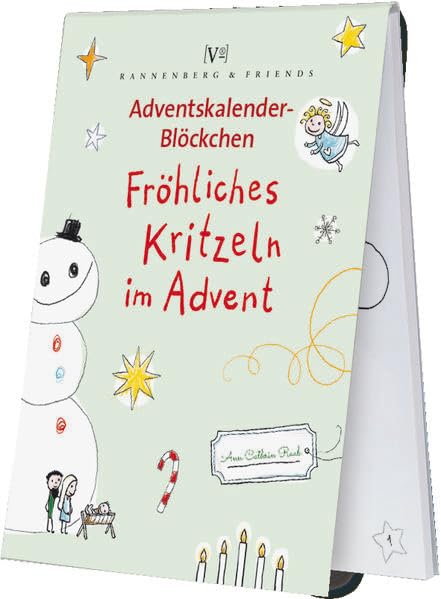 Fröhliches Kritzeln im Adventskalenderblöckchen (Spieleblöckchen) book