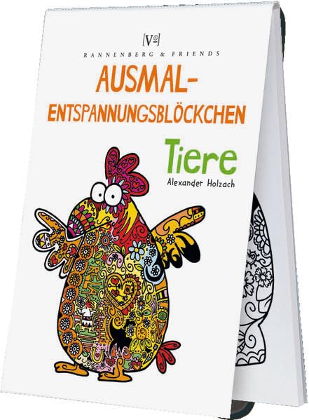 Ausmal - Entspannungsblöckchen Tiere (Spieleblöckchen) Fiction