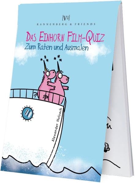 Das Einhorn Film-Quiz: zum Raten und Ausmalen (Spieleblöckchen) Humour & Satire