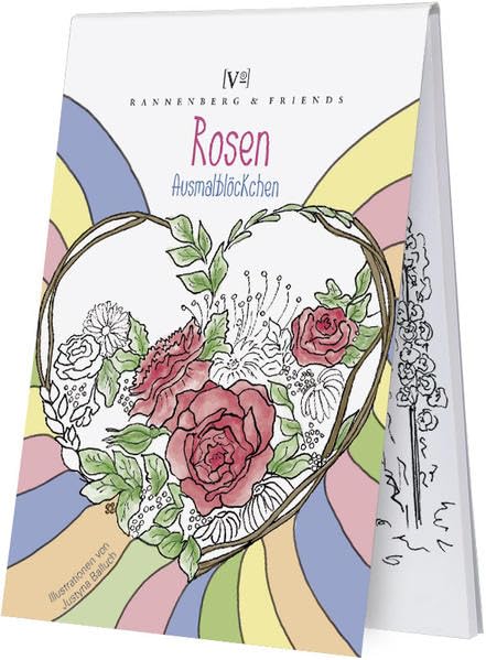 Rosen: Ausmalblöckchen (Spieleblöckchen) Sports