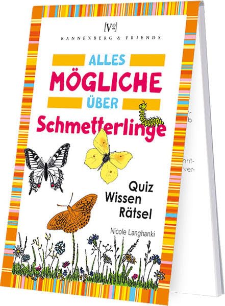 Alles Mögliche über Schmetterlinge: Quiz Wissen Rätsel (Spieleblöckchen) Parents & Children