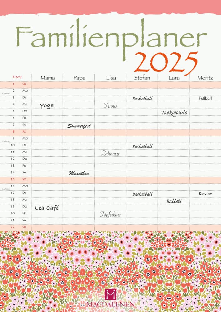 Familienplaner 2025: Der große Familienplaner book