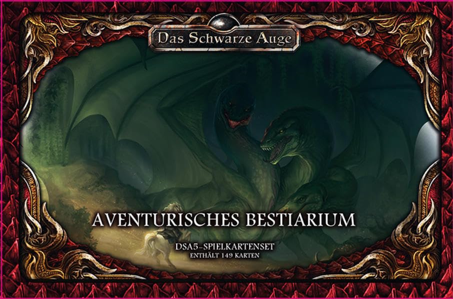 Spielkartenset Aventurisches Bestiarium Deluxe book