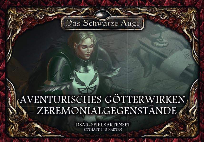 DSA5 Spielkartenset Götterwirken Zeremonialgegenstände (Das Schwarze Auge - Zubehör) Card Games