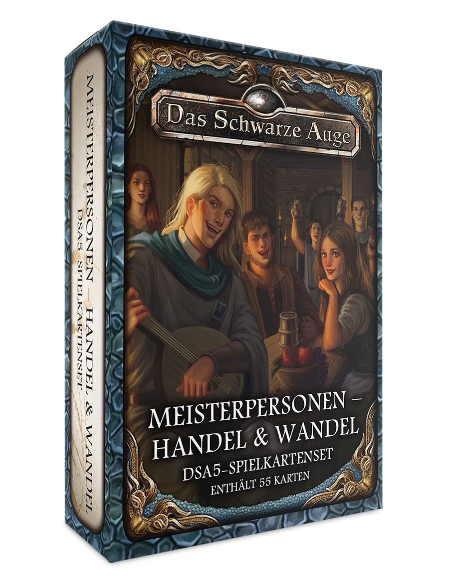 DSA5-Spielkartenset Aventurische Meisterpersonen - Handel & Wandel book