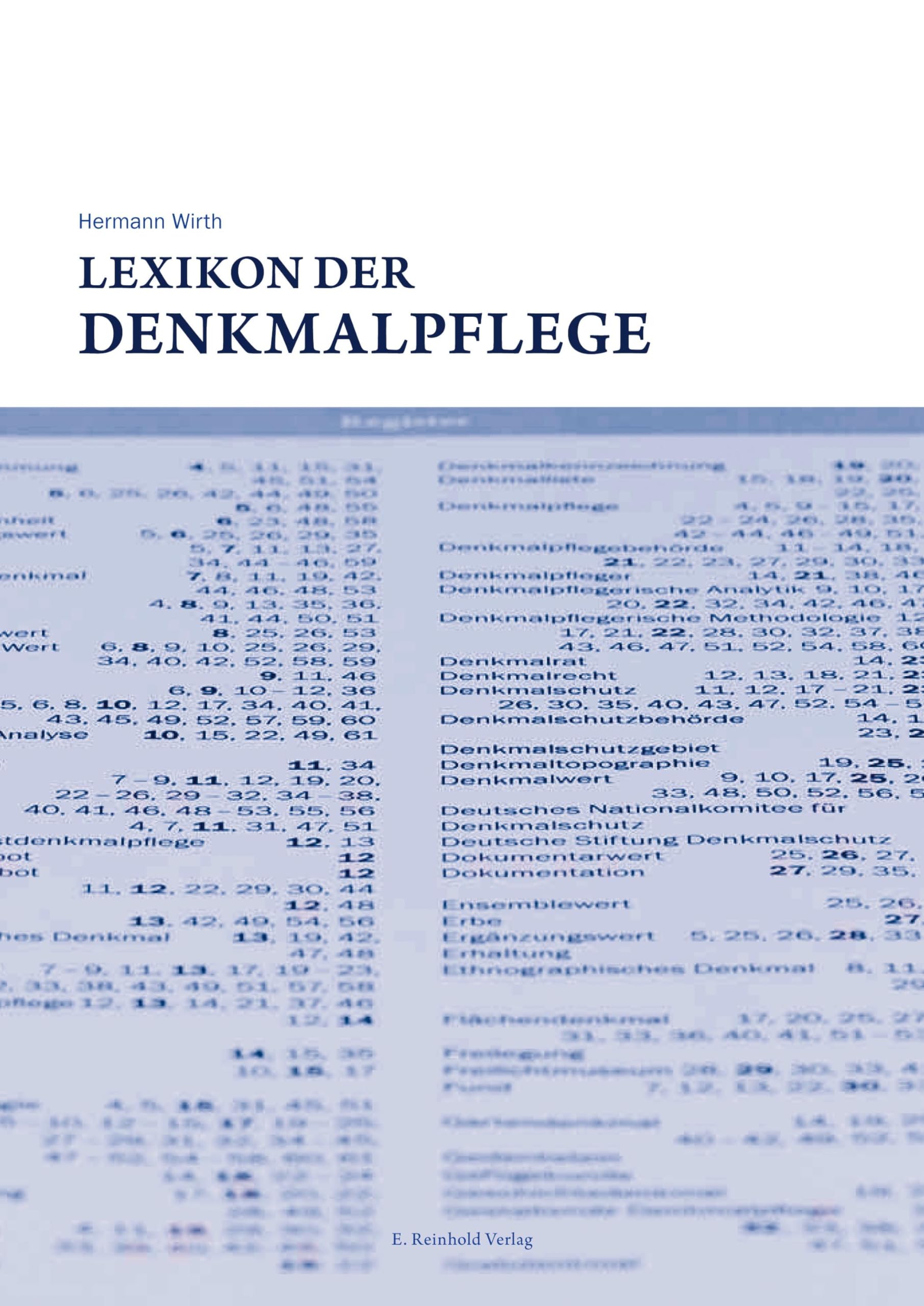 Product Image: Lexikon der Denkmalpflege
