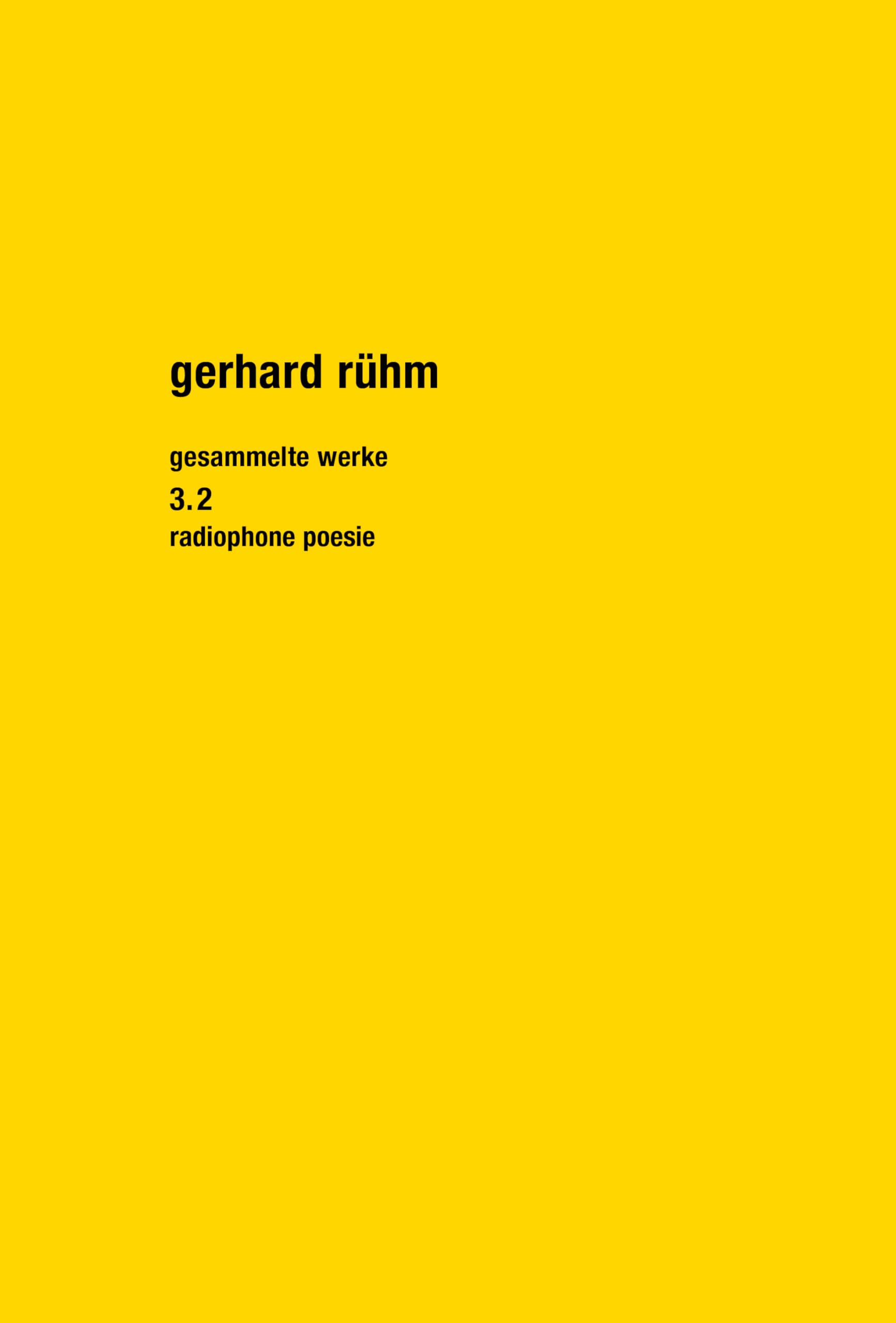 Product Image: Gesammelte Werke. Band 3.2
