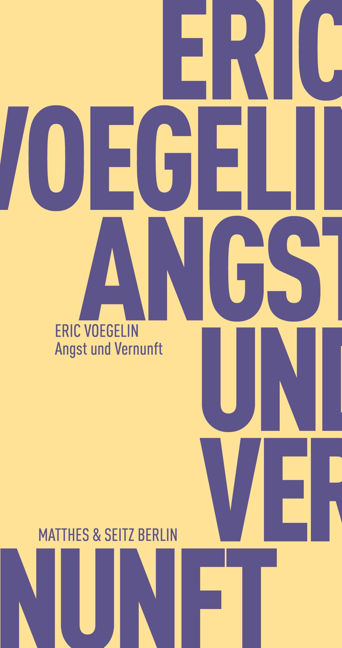 Angst und Vernunft Philosophy Books