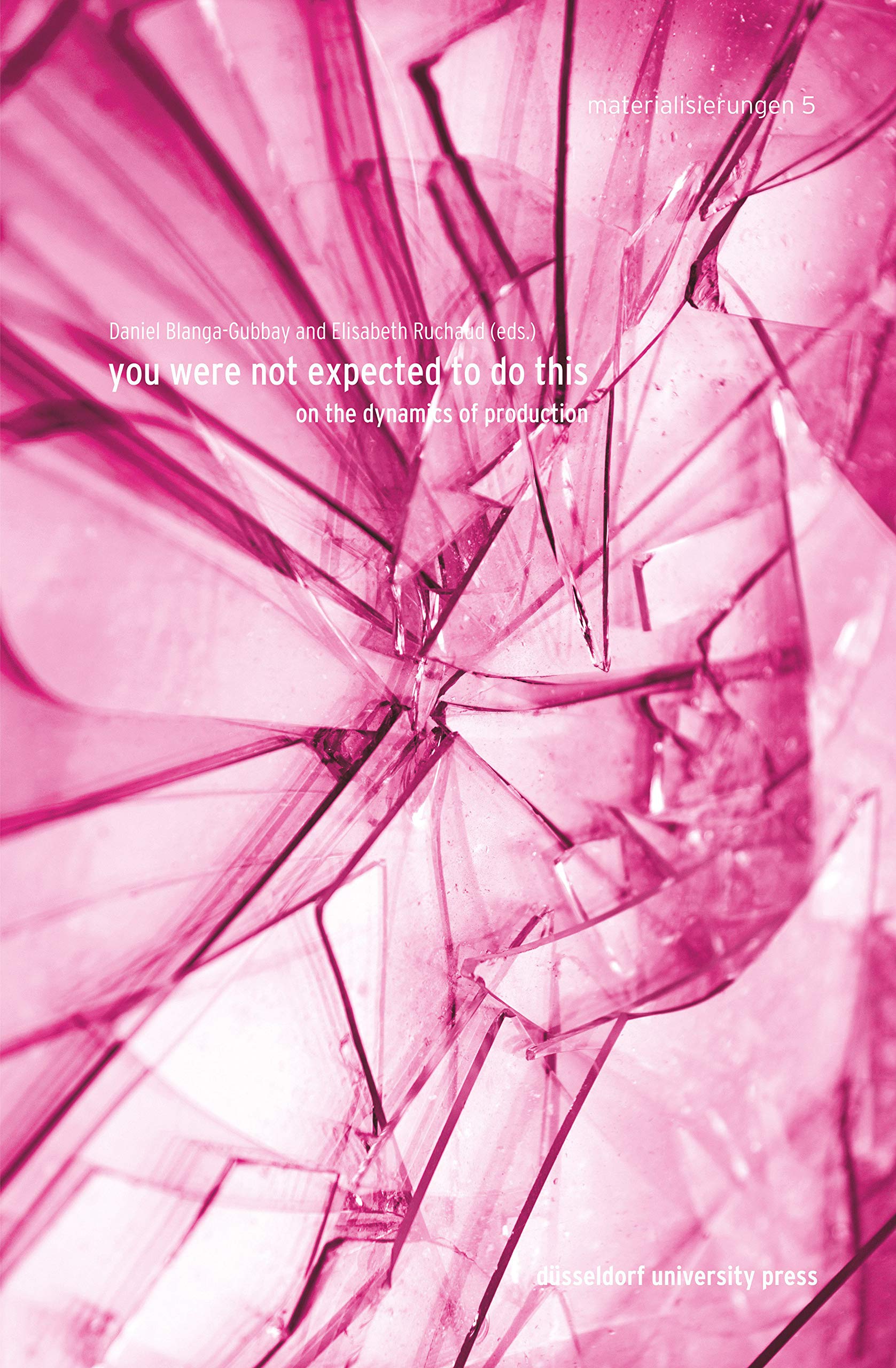 you were not expected to do this: on the dynamics of production (materialisierungen, 5) Film, Art & Culture