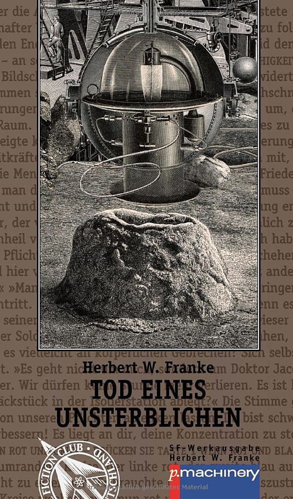 TOD EINES UNSTERBLICHEN: Science-Fiction-Roman (AndroSF: Die SF-Reihe für den Science Fiction Club Deutschland e.V. (SFCD)) Contemporary literature