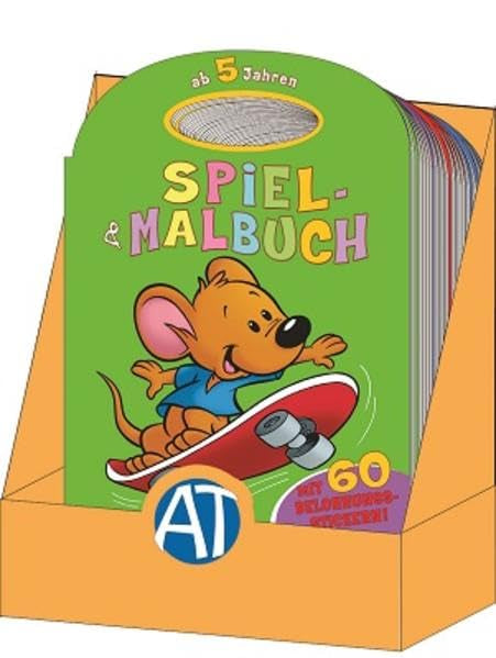 Spiel- & Malbuch, 4 Hefte: Mit 60 Belohnungsstickern! Non-fiction