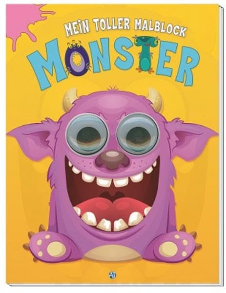 Malblock mit Kulleraugen "Monster" Non-fiction books for kids
