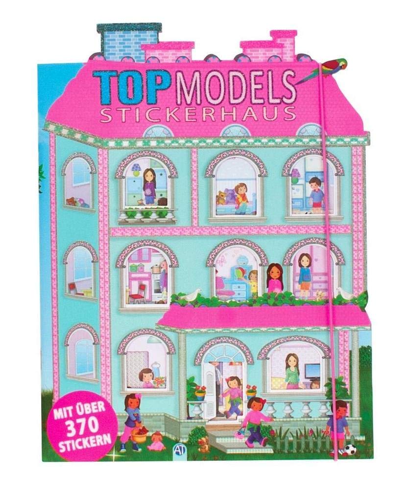 Kreativheft "Topmodels Stickerhaus" book