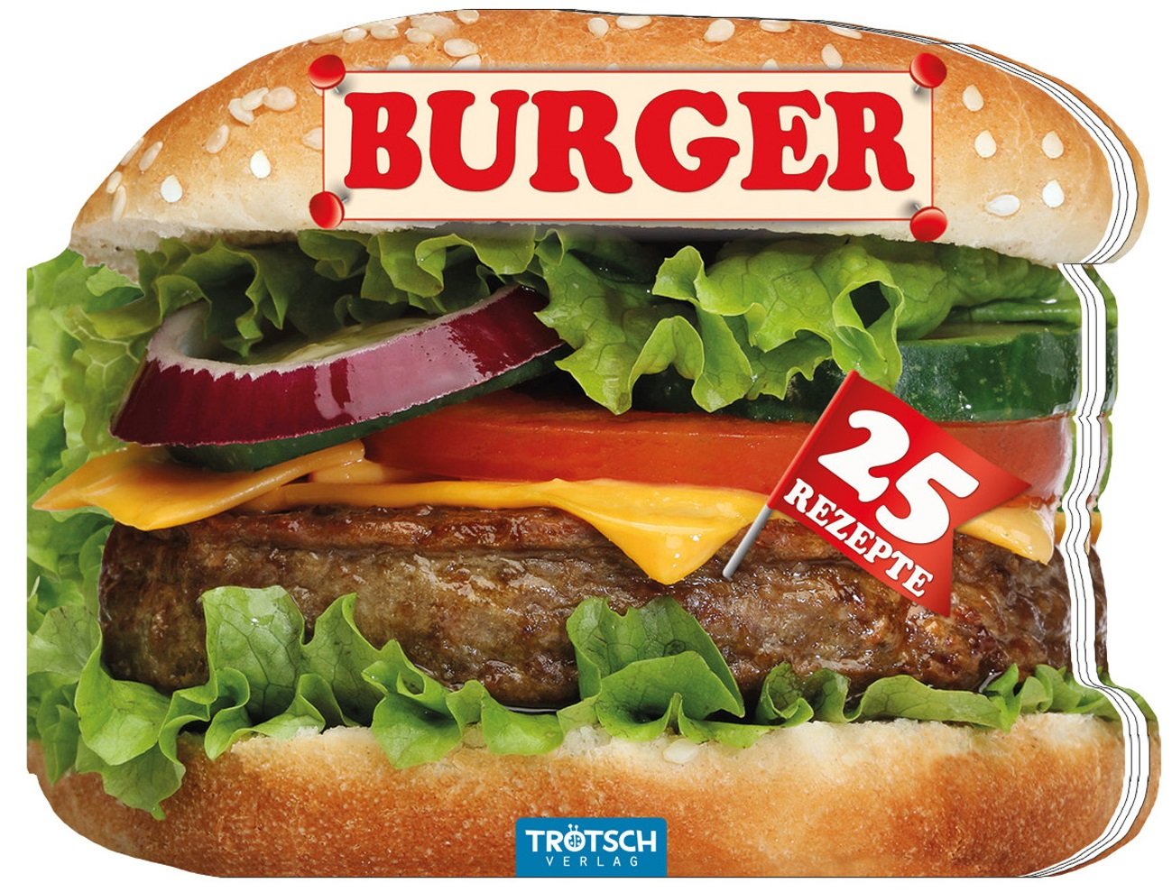 Geschenk-Kochbuch "Burger" Leisure, Home & Garden
