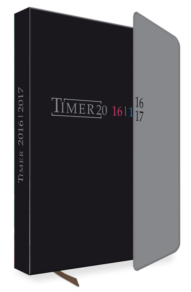Schülerkalender mit Klappe Black 2016/2017 Schülerplaner Schulplaner book