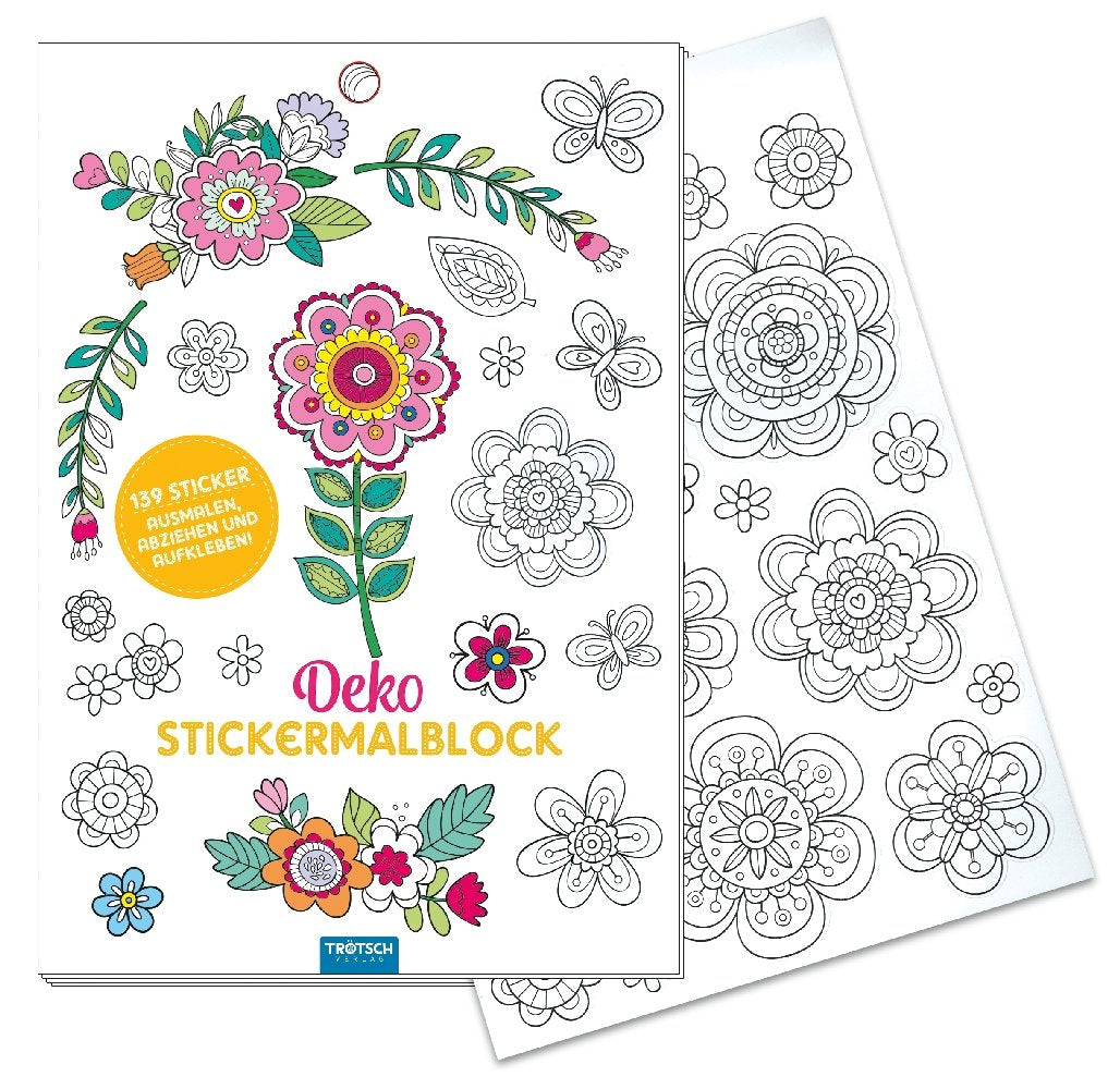 Deko-Stickermalblock Ostern Film, Art & Culture