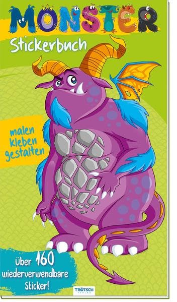 Product Image: Sticker-Malbuch MONSTER