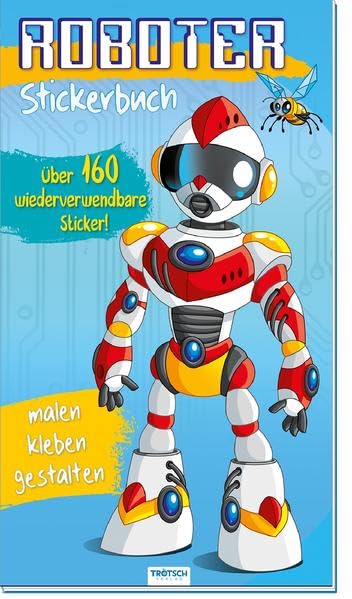 Sticker-Malbuch ROBOTER Tiptoi & Games