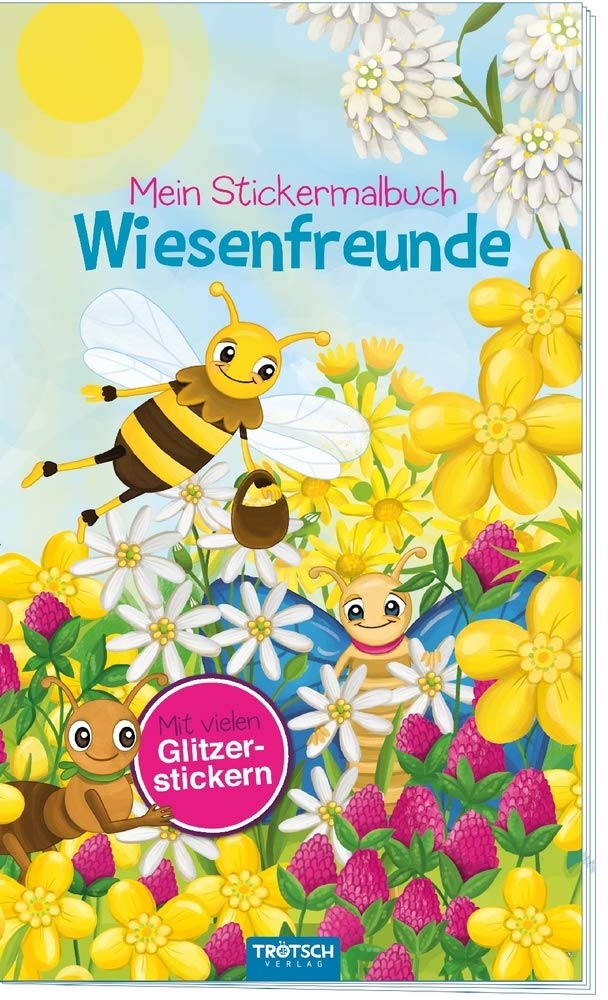 Sticker-Malbuch Wiesenfreunde mit Stickern Non-fiction