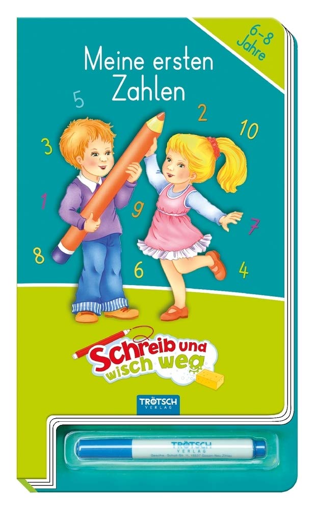 Trötsch Schreib und wisch weg Meine ersten Zahlen: Übungsbuch Vorschulbuch Beschäftigungsbuch (Schreib und Wisch Weg Lernhefte) Learning & Reference