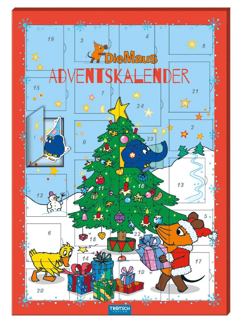 Magnet-Adventskalender "Die Maus": mit 24 Magneten book