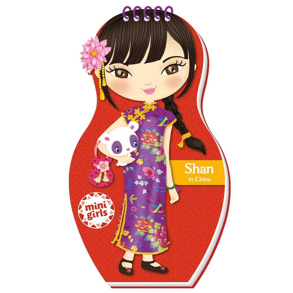 Trötsch Mal und Stickerbuch Mini Girls Shan in China book
