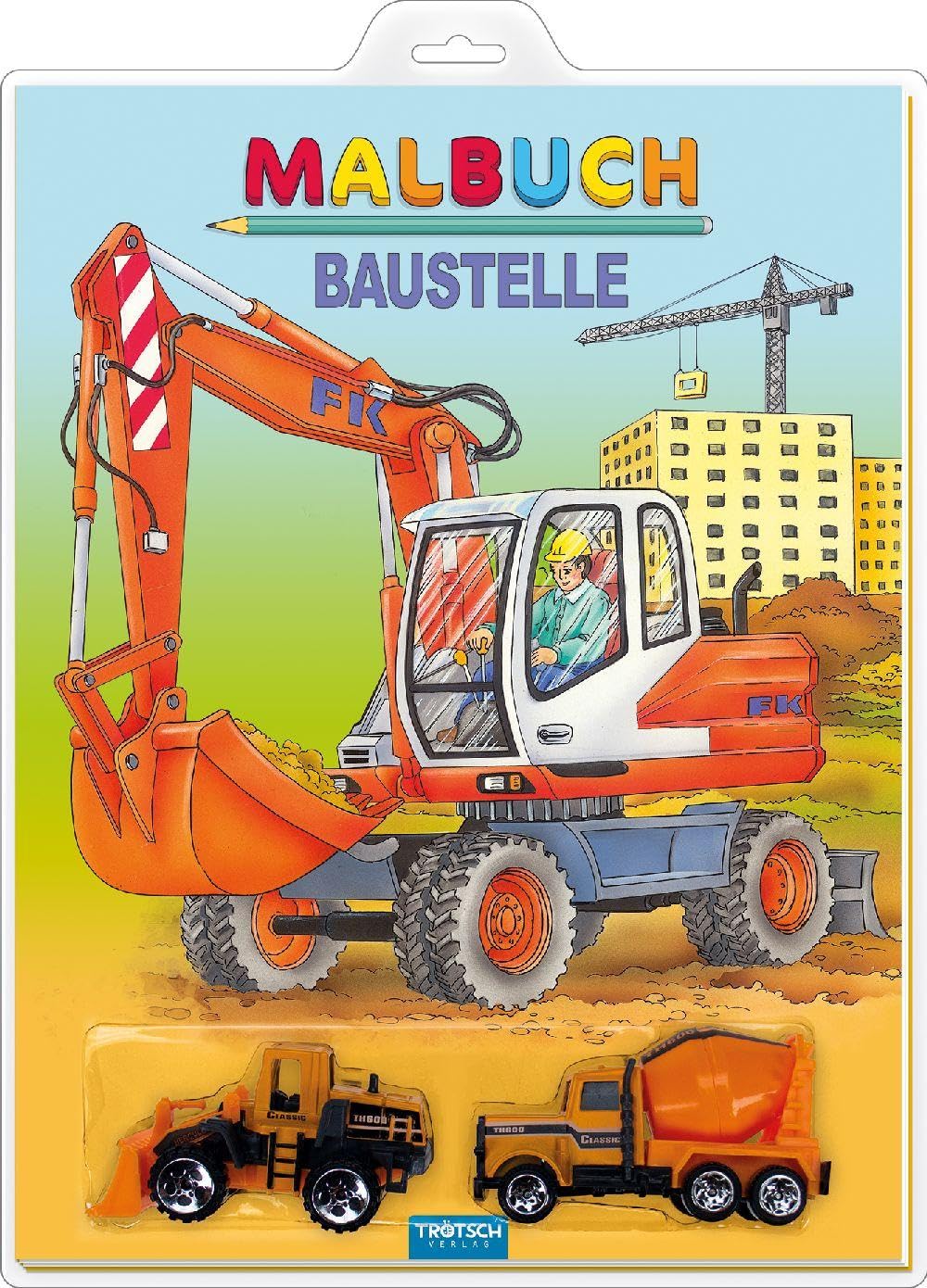 Trötsch Malbuch Baustelle Film, Art & Culture