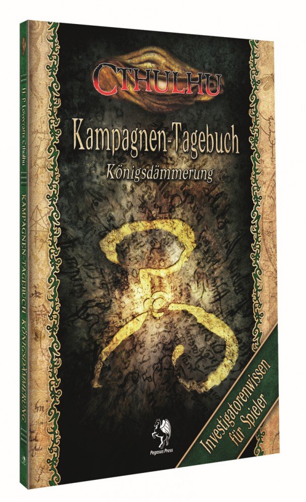 Cthulhu Königsdämmerung - Tagebuch für Spieler (SC) Leisure & Fun