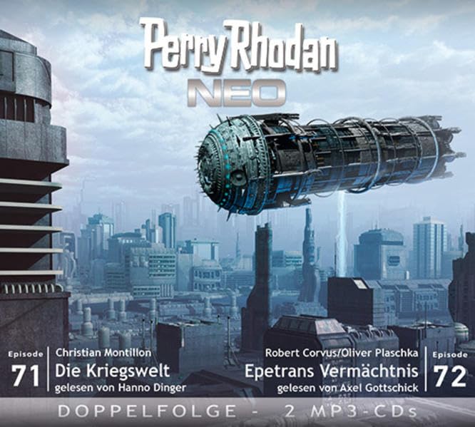 Perry Rhodan NEO MP3 Doppel-CD Folgen 71 + 72: Die Kriegswelt; Epetrans Vermächtnis Contemporary literature