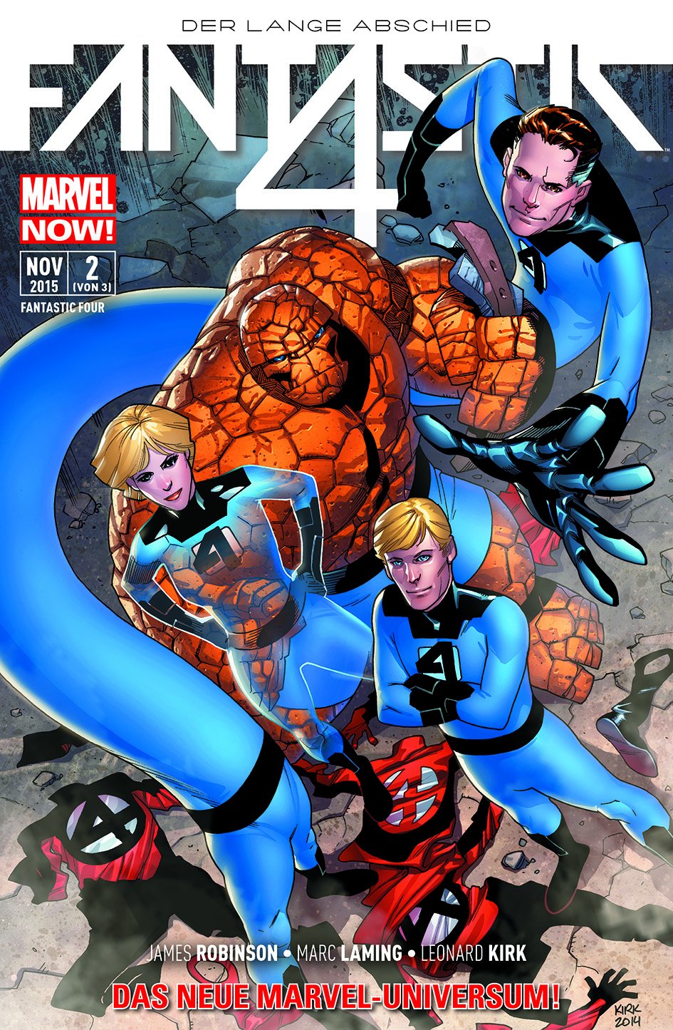 Fantastic Four: Bd. 2: Der lange Abschied 2 (von 3) Manga