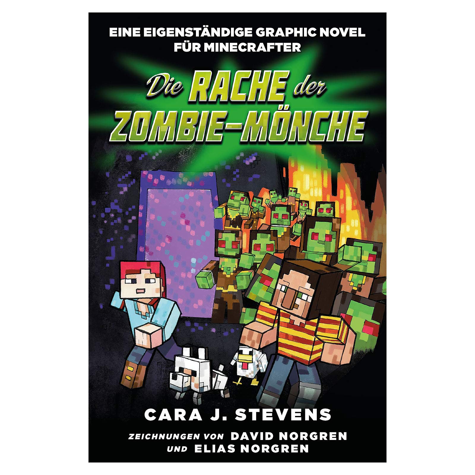 Die Rache der Zombie-Mönche: Graphic Novel für Minecrafter Manga