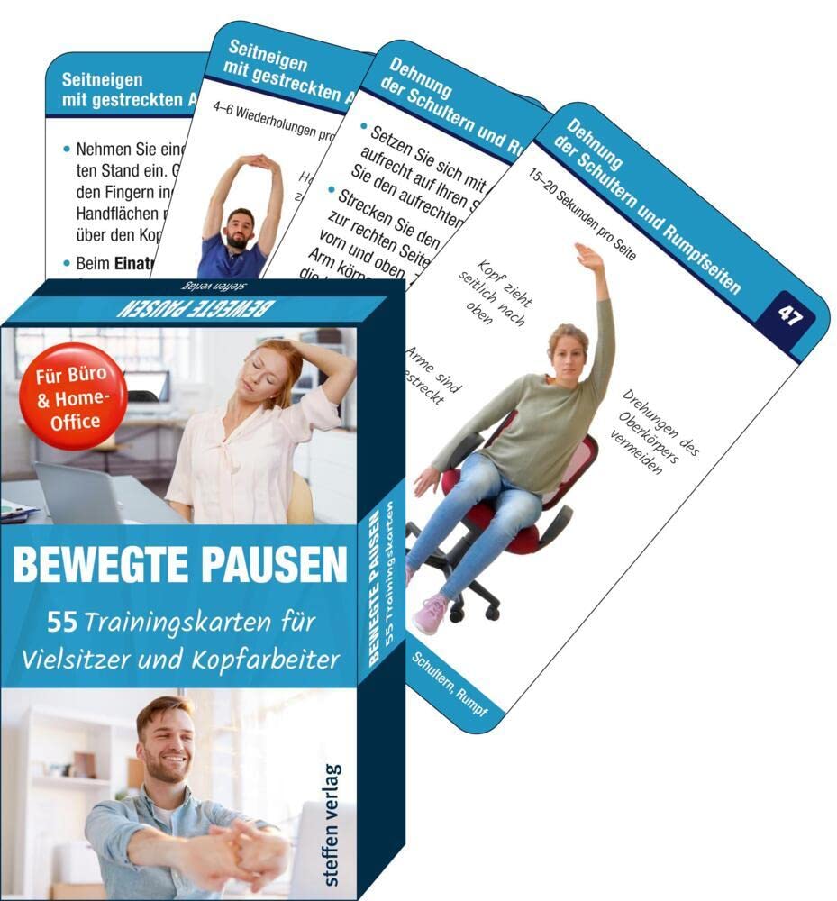 Trainingskarten: Bewegte Pausen für Büro & Home-Office Business, Finance & Career