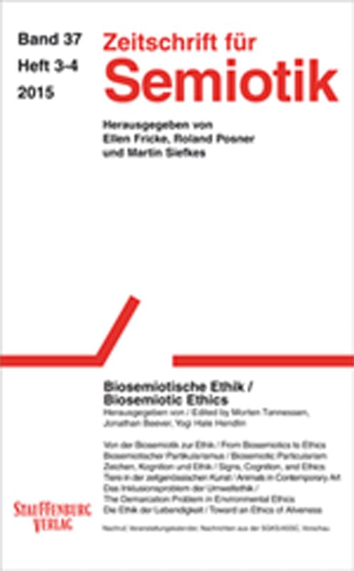 Zeitschrift für Semiotik / Biosemiotische Ethik / Biosemiotic Ethics Reference Books